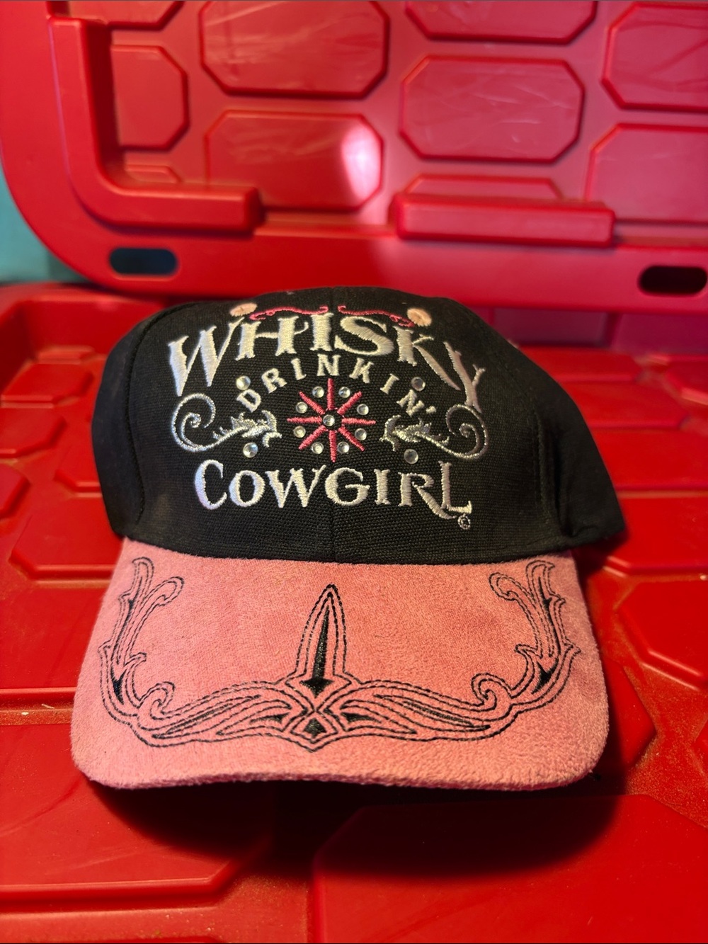 New Women’s Ladies Headwear Whisky Drinking Cowgirl Cap Hat Adjustable Cachucha